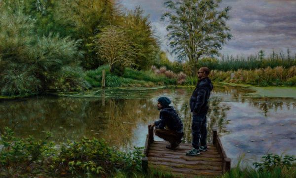 Contemplation by the Lake