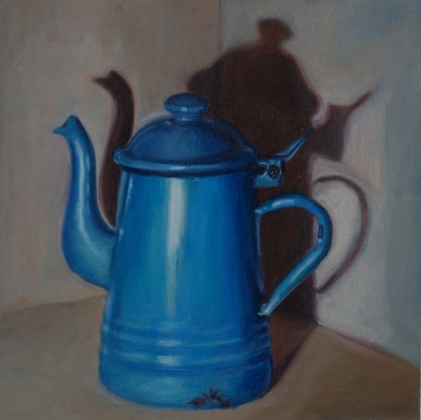 Blue Teapot Shadow